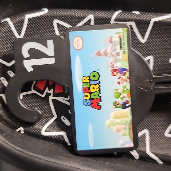 Nintendo Kids Black Slides - Picture 3 of 7